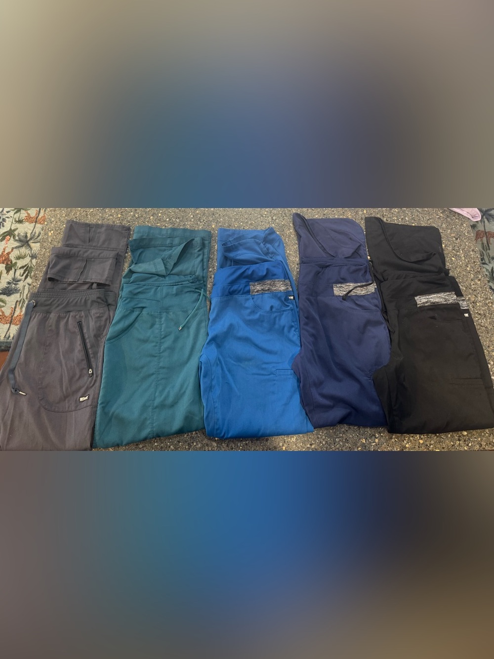 Lot of 5 Scrub Pants - Women’s Medium - Grey’s Anatomy by Barco